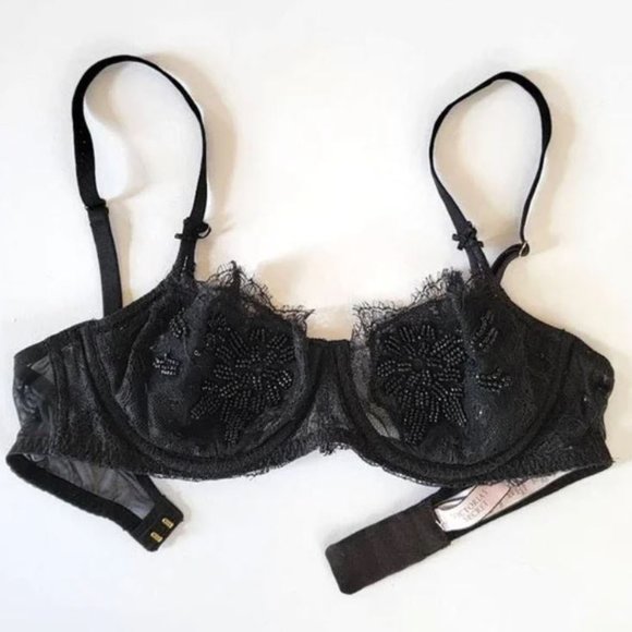 Victoria's Secret Other - Victoria's Secret Dream Angels Push-up without Padding Beaded Bra 38DDD